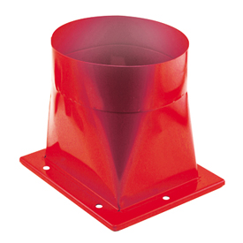 Square to Round 7" Adaptor