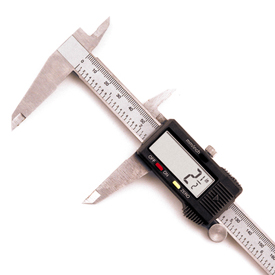 Digital Caliper with Fraction Display - 6" max span