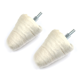 Tapered Buffing Wheels: 2 1/2