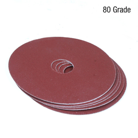 5 Pack, 6" dia, 80-grit Replacement Sanding Discs for Chisel Mate Sharpening System