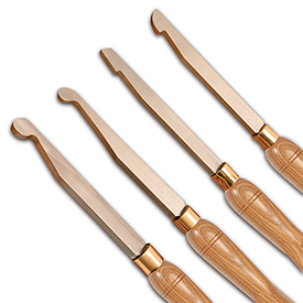 Set of 4 Benjamin's Best HSS Side Cutting Scrapers