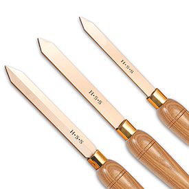 Set of 3 Benjamin's Best HSS Parting Tools