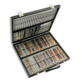96 Pen Super-Sized Pen Display Case: Thinner Pens
