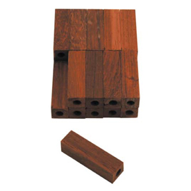 Mini E-Z Blanks 20 Pack Padauk 9/16" x 9/16" x 2-1/32"