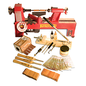 Super Pen Making Starter Set with Turncrafter Pro 1/2HP Midi Lathe