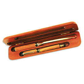 Rosewood Letter Opener &Pen Box