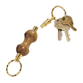 Detachable Key Ring 24kt Gold Keychain Kit