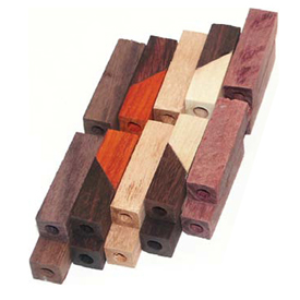 EZ Mini Pen Blanks Hardwood Mix 20 Pack 9/16" x 9/16" x 2-1/32"