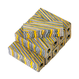 Color Grain 10 Pack Oceana 9/16" x 9/16" x 2-1/32" Mini Pen Blanks