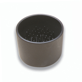 Ikebana Kenzans Black Flower Pot: 1-3/4