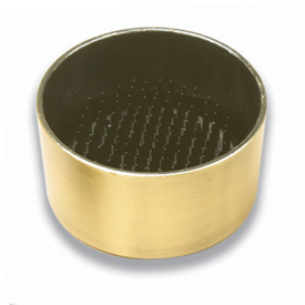 Ikebana Kenzans Brass Flower Pot: 2-1/2
