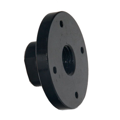 3" Steel Lathe Faceplate: 1" x 8 tpi