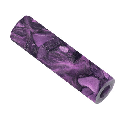 Crushed Pearl Violet 10 Pack 9/16"dia x 2-1/32" Mini Pen Banks