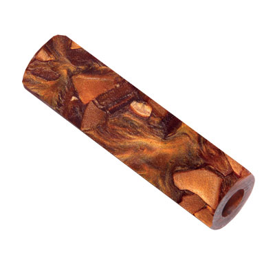 Crushed Pearl 10 Pack Burnt Orange 9/16"dia x 2-1/32" Mini Pen Blanks