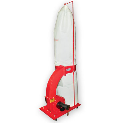 2HP DC2000B Dust Collector with 1 Micron Bags