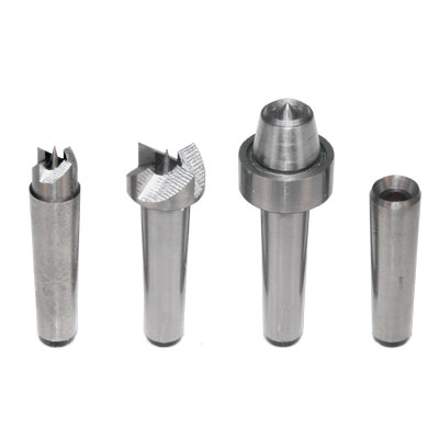 4 Pc Drive Center Set for #2MT Lathes