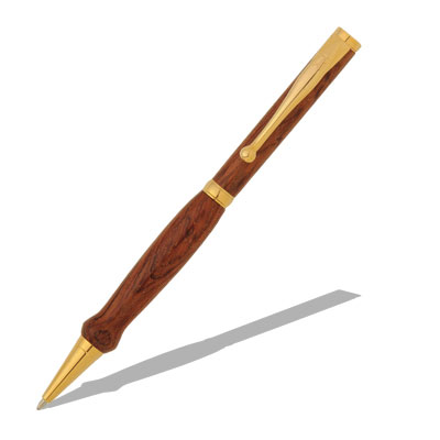 Slimline Gold Titanium Nitride Twist Pen Kit
