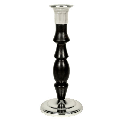 Candlestick Kit-  Silver Cup & Weighted Base