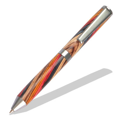 Credit Card Chrome Twist Pen Kit