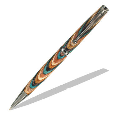 Comfort Black Titanium Twist Pen Kit