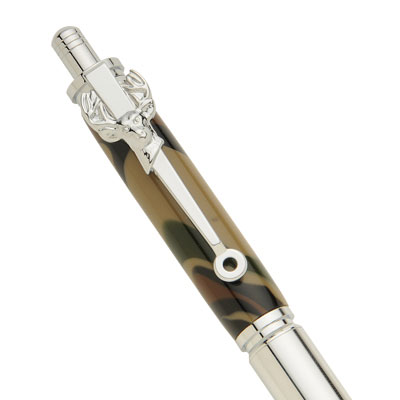 Deer Head Clip in Chrome