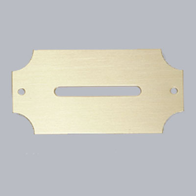 Ornamental Brass Coin Slot Plate