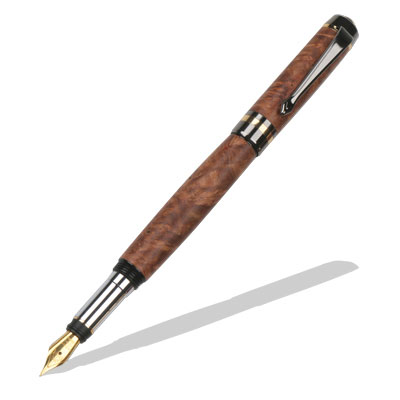Classic Elite2 24kt Gold and Gun Metal Fountain Pen Kit