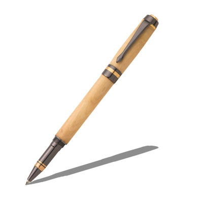 Classic Elite2 24kt Gold and Gun Metal Rollerball Pen Kit