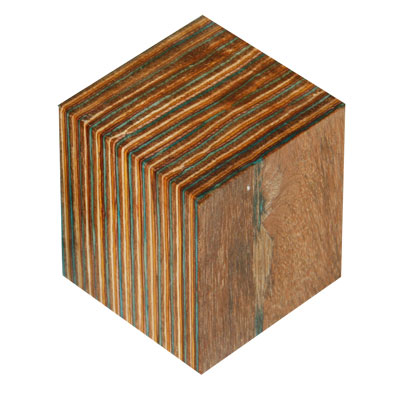 Color Grain Southwest 2" x 2" x 2-3/8" Bottle Stopper Blank