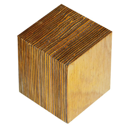 Color Grain Goldrush 2" x 2" x 2-3/8" Bottle Stopper Blank