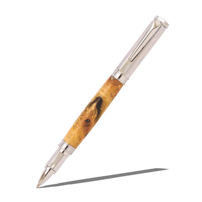 Magnetic Vertex Chrome Rollerball Pen Kit