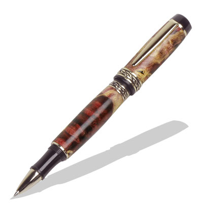 Olympian Elite2 Rhodium Rollerball Pen Kit