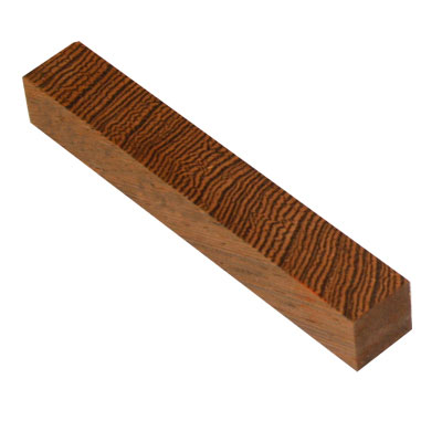 Diagonally Cut 5 Pack Wenga 3/4" x 3/4" x 5" Pen Blanks