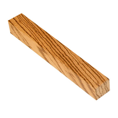 Popular Collection Zebrawood 10 Pack 5/8" x 5/8" x 5" Pen Blanks