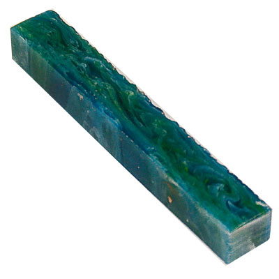 Blue Green Ocean Acrylester 5/8" x 5/8" x 5" Pen Blank