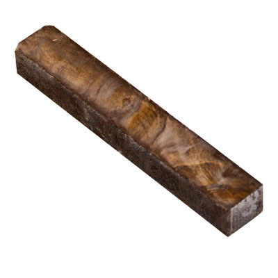 Stabilized Buckeye Burl, Black 3/4" x 3/4" x 5"