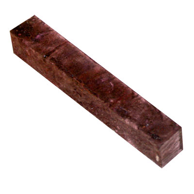 Stabilized Buckeye Burl, Purple 3/4" x 3/4" x 5"