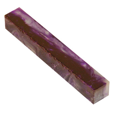 Mica Pearl Purple Passion 3/4" x 3/4" x 5" Pen Blank