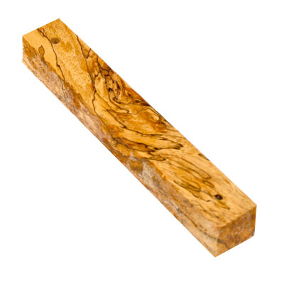 Stabilized Tamarind Spalted 3/4" x 3/4" x 5" Pen Blank
