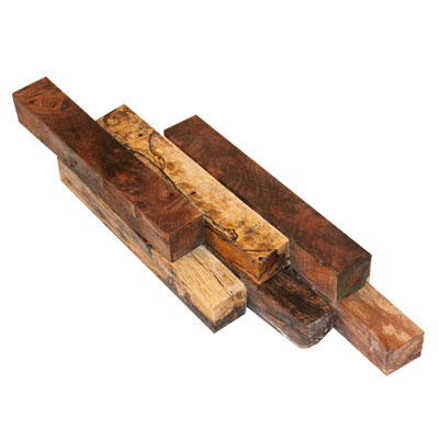 6  Pak Stabilized Mixed Hardwood Pen Blanks