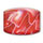 Rectangular Charisma&trade; Beads for Beading Kits: Red and White Swirl - Set of 20