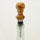 Vintage Bottle Stopper in Chrome w/ Black Silicone Stopper
