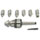 9pc Revolving Tailstock Center Set: #2MT
