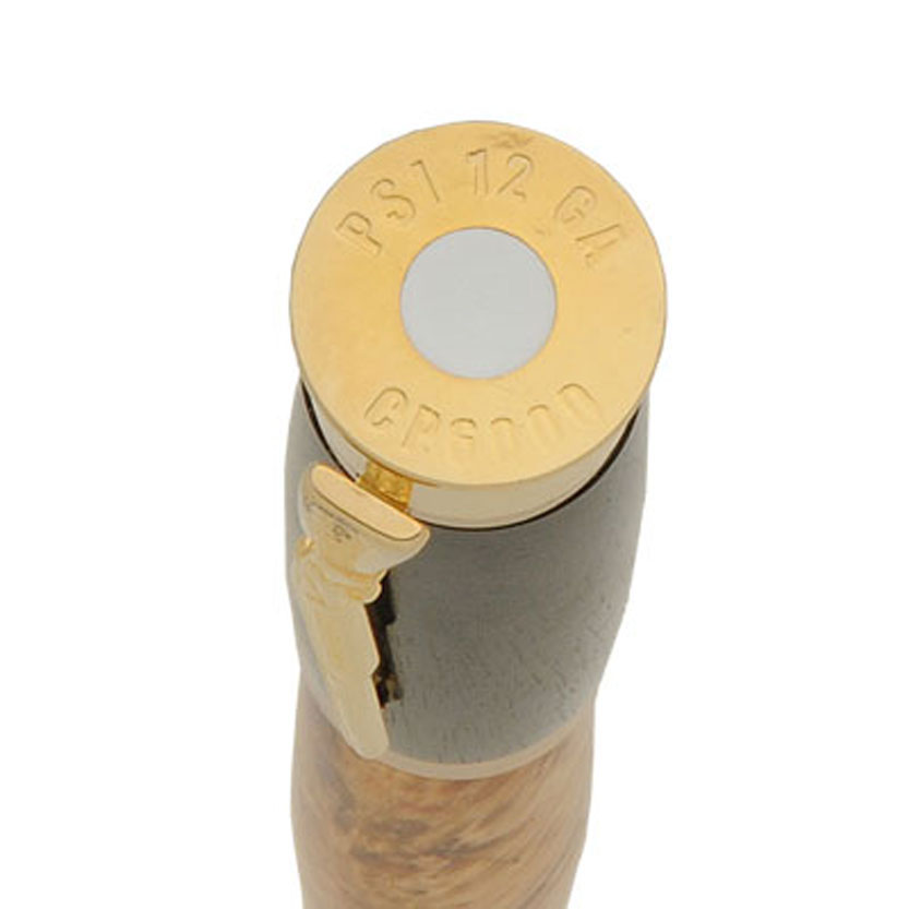 Over & Under Shotgun 24kt Gold Roller Ball Pen Kit Starter Package