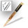 Over & Under Shotgun 24kt Gold Roller Ball Pen Kit Starter Package