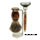 Fabricated Brush and Razor Stand