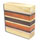 Premium Multi-Laminated Wide Bowl Blank: 5x5x2
