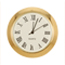 1-7/16 Mini Clock -  Ivory face, Roman Numerals