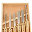 Set of 6 Benjamin's Best HSS Lathe Chisel Turning Set