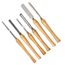 Set of 6 Benjamin's Best WOOD Magazine "Best Value" HSS Lathe Chisels